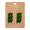 Ho, Ho, Ho Drop Earrings - Green