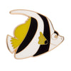 Bannerfish Enamel Pin  -  Erstwilder  -  Quirky Resin and Enamel Accessories