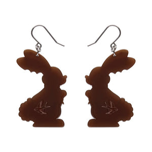 Coco the Bunny Drop Earrings (IMPERFECT)  -  Erstwilder  -  Quirky Resin and Enamel Accessories