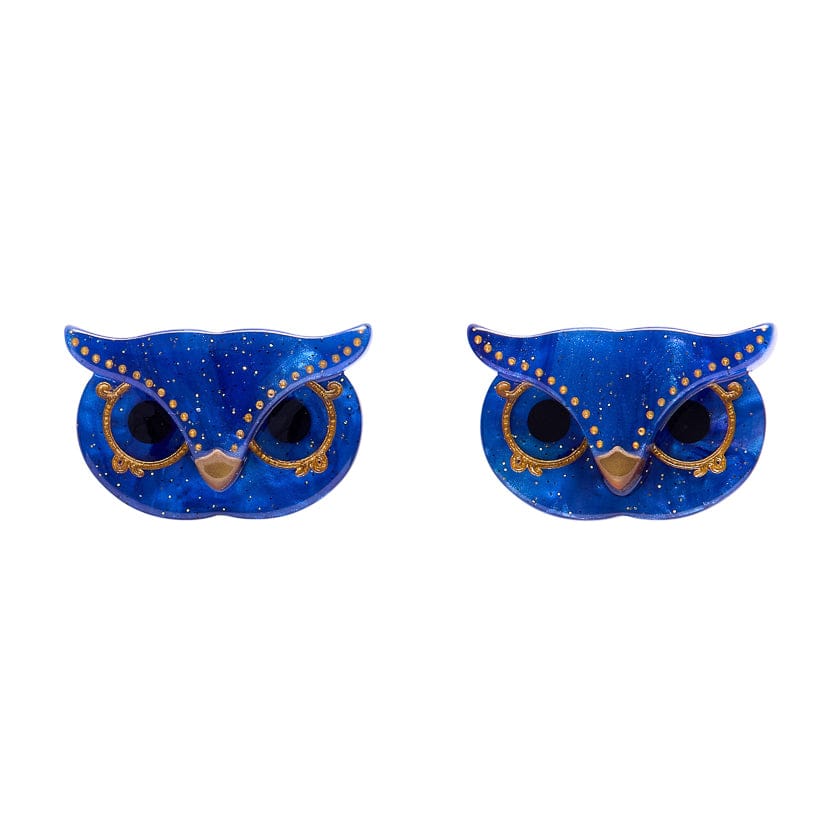 Guadeloupe the Saint Stud Earrings  -  Erstwilder  -  Quirky Resin and Enamel Accessories