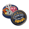 Cookie Tin Secrets Brooch  -  Erstwilder  -  Quirky Resin and Enamel Accessories