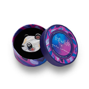 The Patient Panda Ring - Medium (IMPERFECT)  -  Erstwilder  -  Quirky Resin and Enamel Accessories