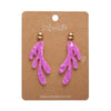 Reef Coral Drop Earrings - Pink  -  Erstwilder Essentials  -  Quirky Resin and Enamel Accessories