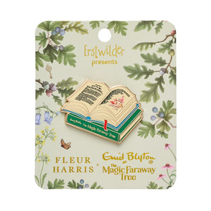 The Magic Faraway Tree Book Enamel Pin  -  Erstwilder  -  Quirky Resin and Enamel Accessories