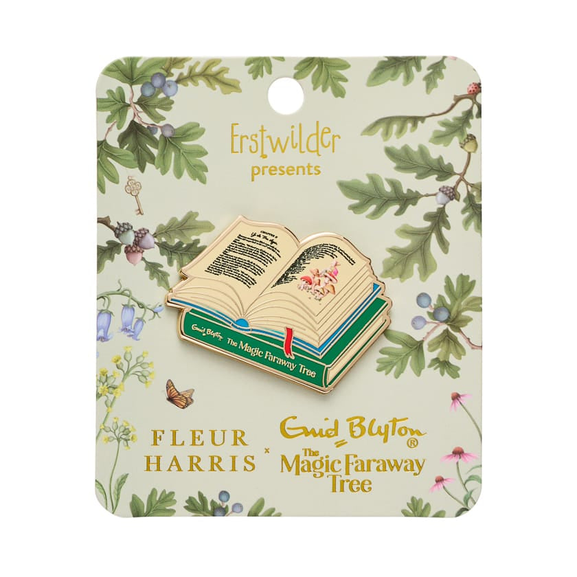 The Magic Faraway Tree Book Enamel Pin  -  Erstwilder  -  Quirky Resin and Enamel Accessories