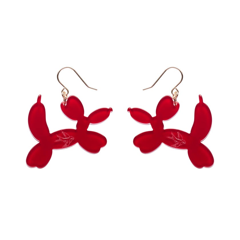 Balloon Best Friend Drop Earrings  -  Erstwilder  -  Quirky Resin and Enamel Accessories