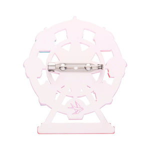 A Wheely Good View Brooch  -  Erstwilder  -  Quirky Resin and Enamel Accessories