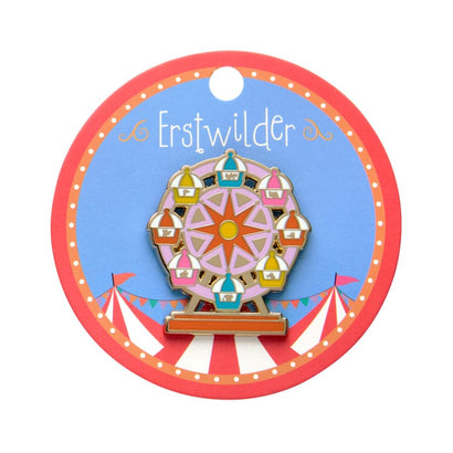 A Wheely Good View Enamel Pin  -  Erstwilder  -  Quirky Resin and Enamel Accessories