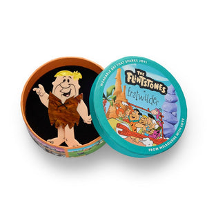 Barney Rubble Brooch  -  Erstwilder  -  Quirky Resin and Enamel Accessories