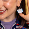 Story Book Drop Earrings - Azure