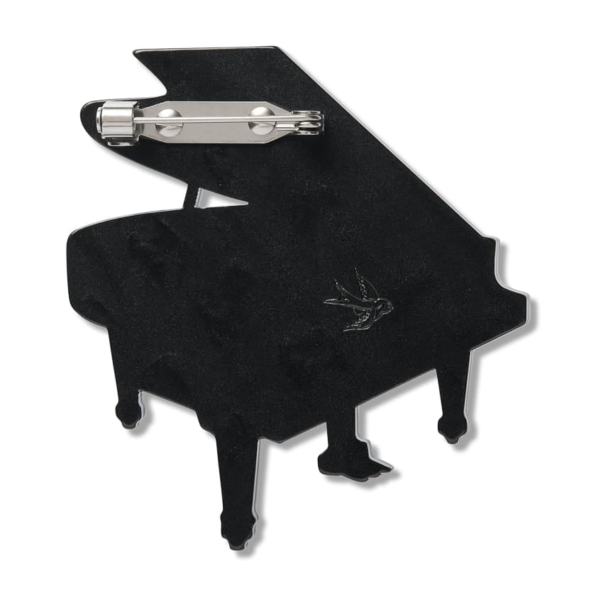 Play It Again Brooch  -  Erstwilder  -  Quirky Resin and Enamel Accessories