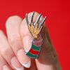 Freddy Krueger Enamel Pin  -  Erstwilder  -  Quirky Resin and Enamel Accessories