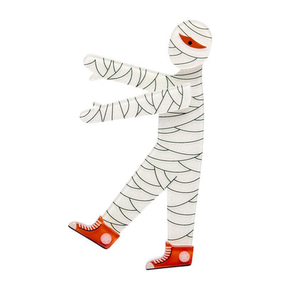 I Want my Mummy Brooch  -  Erstwilder  -  Quirky Resin and Enamel Accessories