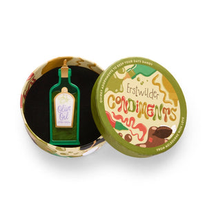 Pressed for Style Brooch (IMPERFECT)  -  Erstwilder  -  Quirky Resin and Enamel Accessories