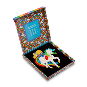 Rainbow Brite and Starlite Wall Art  -  Erstwilder  -  Quirky Resin and Enamel Accessories