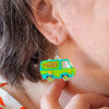 The Mystery Machine Drop Earrings  -  Erstwilder  -  Quirky Resin and Enamel Accessories