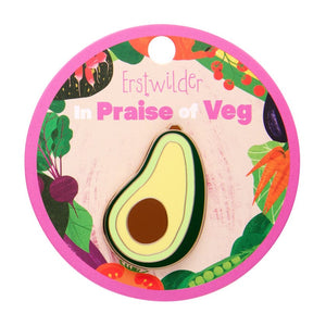 Avocado Affair Enamel Pin  -  Erstwilder  -  Quirky Resin and Enamel Accessories