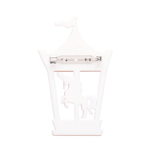 Carousel for One Brooch (IMPERFECT)  -  Erstwilder  -  Quirky Resin and Enamel Accessories