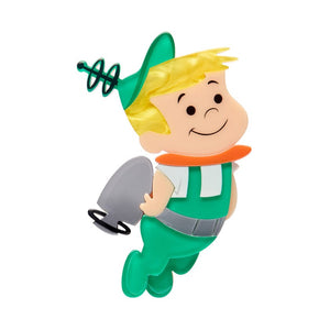 Elroy Jetson Brooch  -  Erstwilder  -  Quirky Resin and Enamel Accessories