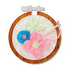 Stitched & Framed Brooch  -  Erstwilder  -  Quirky Resin and Enamel Accessories