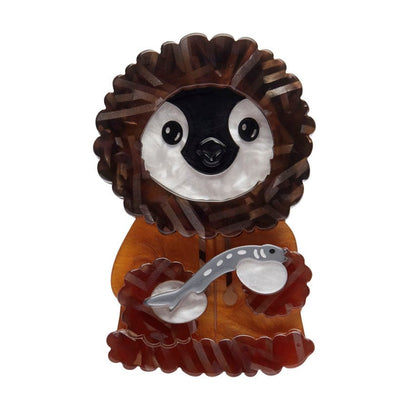 The Resourceful Penguin Brooch  -  Erstwilder  -  Quirky Resin and Enamel Accessories