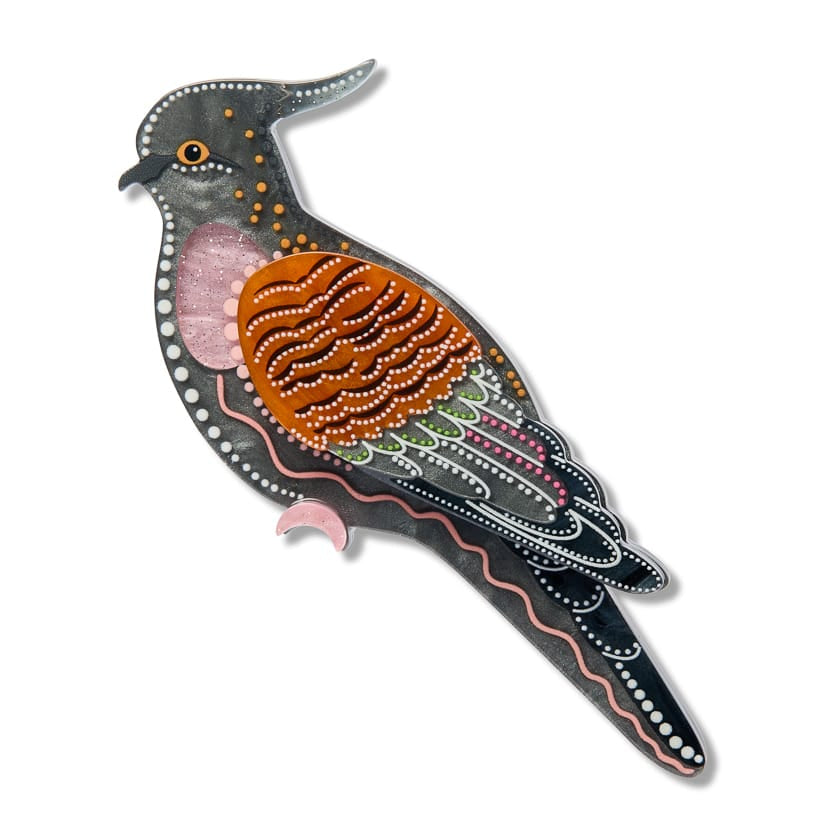 Kulupatji Brooch  -  Erstwilder  -  Quirky Resin and Enamel Accessories