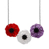 Poppy Field Necklace (IMPERFECT)  -  Erstwilder  -  Quirky Resin and Enamel Accessories