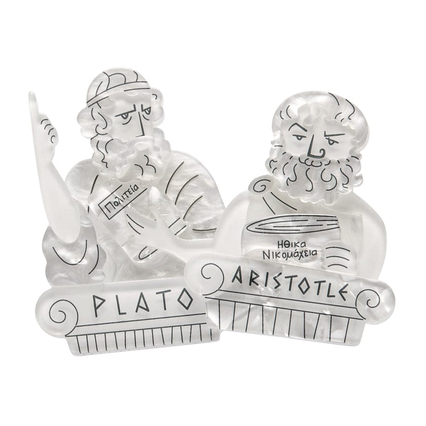 The OG Philosophers Brooch  -  Erstwilder  -  Quirky Resin and Enamel Accessories