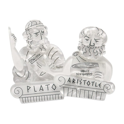 The OG Philosophers Brooch  -  Erstwilder  -  Quirky Resin and Enamel Accessories