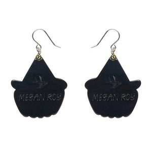 Witch O'Lantern Drop Earrings (IMPERFECT)  -  Erstwilder  -  Quirky Resin and Enamel Accessories