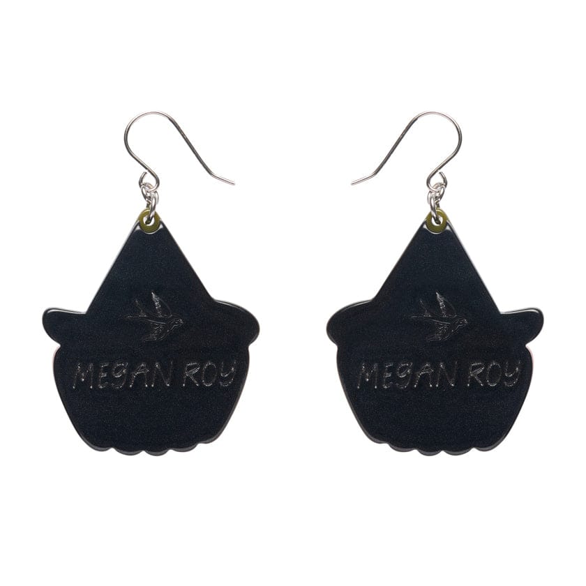 Witch O'Lantern Drop Earrings (IMPERFECT)  -  Erstwilder  -  Quirky Resin and Enamel Accessories