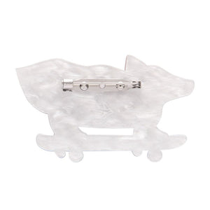 Clarke the Crusading Corgi Brooch  -  Erstwilder  -  Quirky Resin and Enamel Accessories