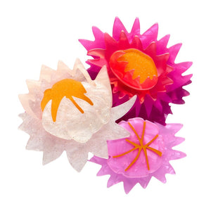 Strawflowers Brooch  -  Erstwilder  -  Quirky Resin and Enamel Accessories