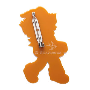 Huckleberry Pie Brooch (IMPERFECT)  -  Erstwilder  -  Quirky Resin and Enamel Accessories