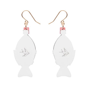 Soy Sensations Drop Earrings  -  Erstwilder  -  Quirky Resin and Enamel Accessories