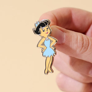 Betty Rubble Enamel Pin  -  Erstwilder  -  Quirky Resin and Enamel Accessories