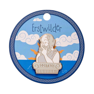 Socratic Method Enamel Pin  -  Erstwilder  -  Quirky Resin and Enamel Accessories