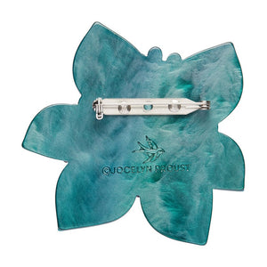 Heavenly Hydrangea Brooch  -  Erstwilder  -  Quirky Resin and Enamel Accessories