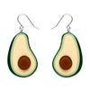 Avocado Affair Drop Earrings  -  Erstwilder  -  Quirky Resin and Enamel Accessories