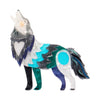 The Gallant Gray Wolf Brooch  -  Erstwilder  -  Quirky Resin and Enamel Accessories