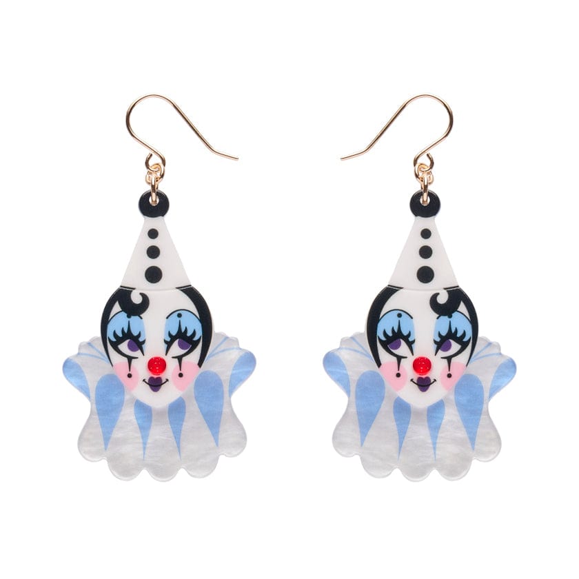 Send in the Clown Drop Earrings  -  Erstwilder  -  Quirky Resin and Enamel Accessories