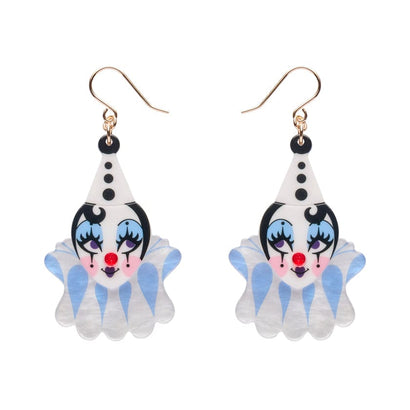 Send in the Clown Drop Earrings  -  Erstwilder  -  Quirky Resin and Enamel Accessories