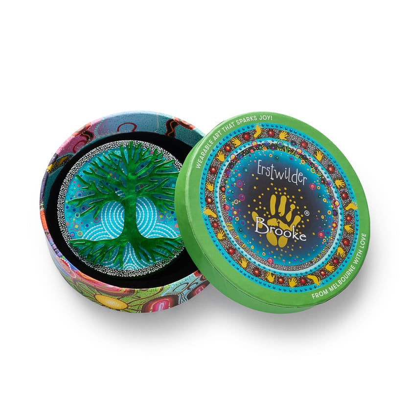 Artii Nganthi Brooch  -  Erstwilder  -  Quirky Resin and Enamel Accessories