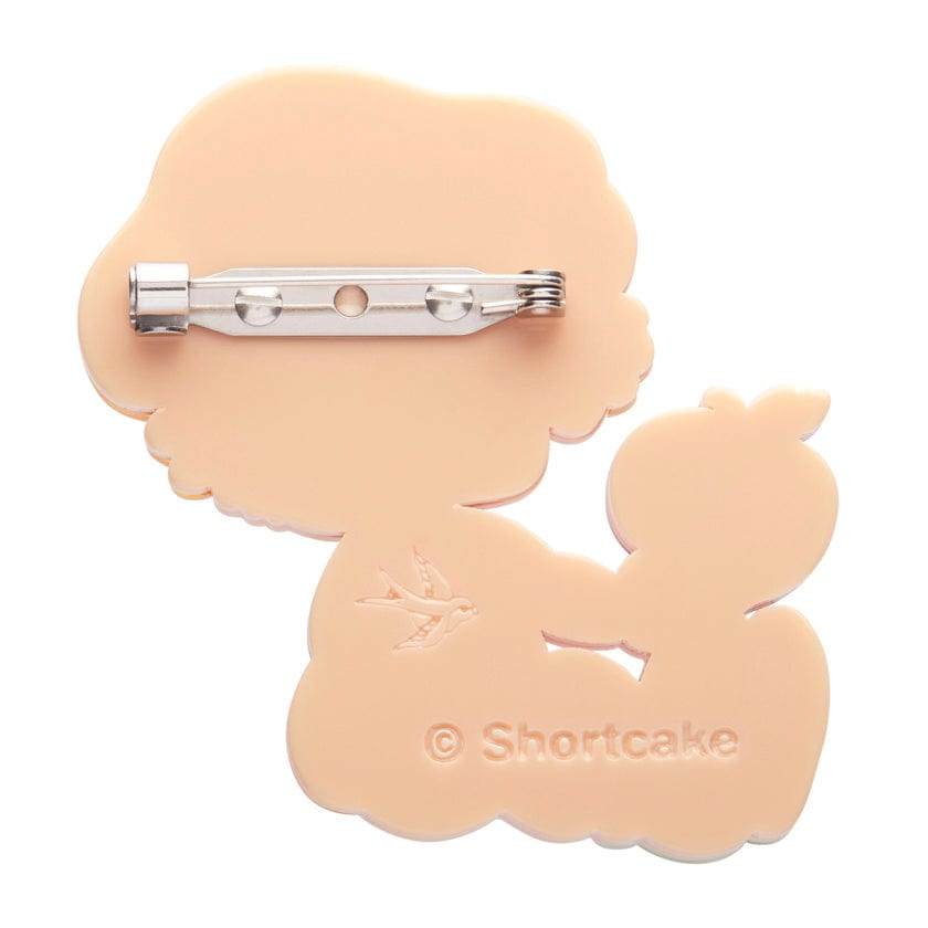Apple Dumplin’ Brooch  -  Erstwilder  -  Quirky Resin and Enamel Accessories