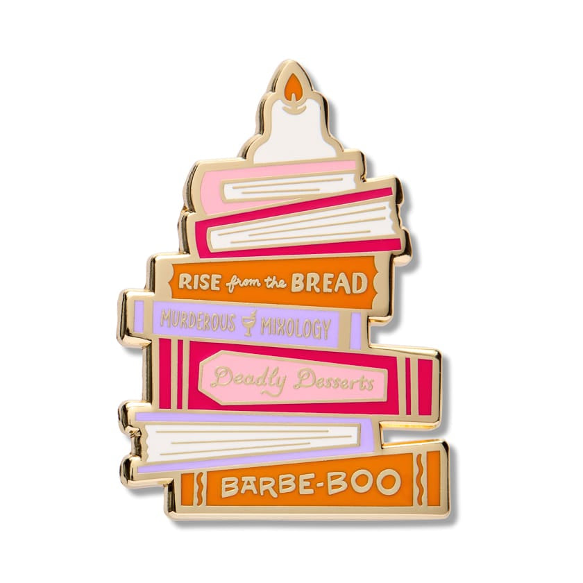 Midnight Library Enamel Pin  -  Erstwilder  -  Quirky Resin and Enamel Accessories