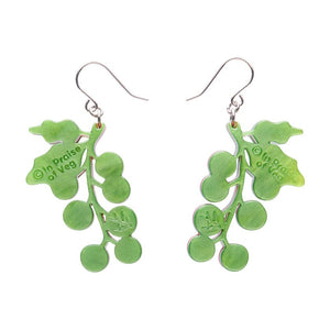 Vine & Dandy Drop Earrings  -  Erstwilder  -  Quirky Resin and Enamel Accessories