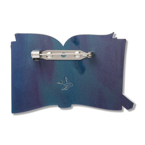 The Daily Sketch Brooch  -  Erstwilder  -  Quirky Resin and Enamel Accessories