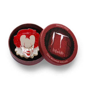 Pennywise Brooch (IMPERFECT)  -  Erstwilder  -  Quirky Resin and Enamel Accessories
