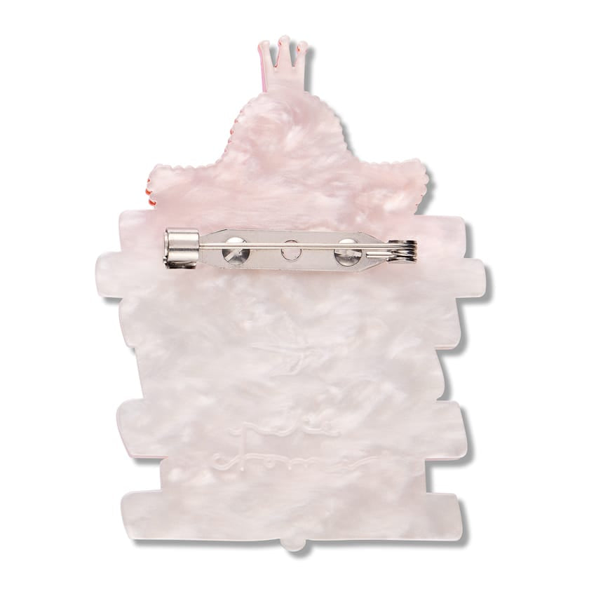 Delicate Sensibilities Brooch  -  Erstwilder  -  Quirky Resin and Enamel Accessories