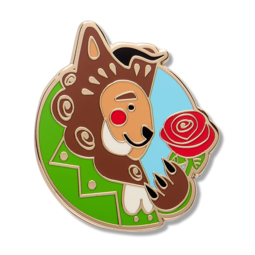 Accursed Gentleman Enamel Pin  -  Erstwilder  -  Quirky Resin and Enamel Accessories